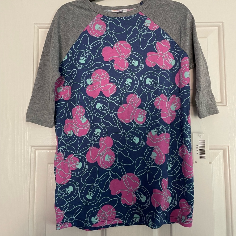 LuLaRoe kids size 8 Disney Sloan Tee!